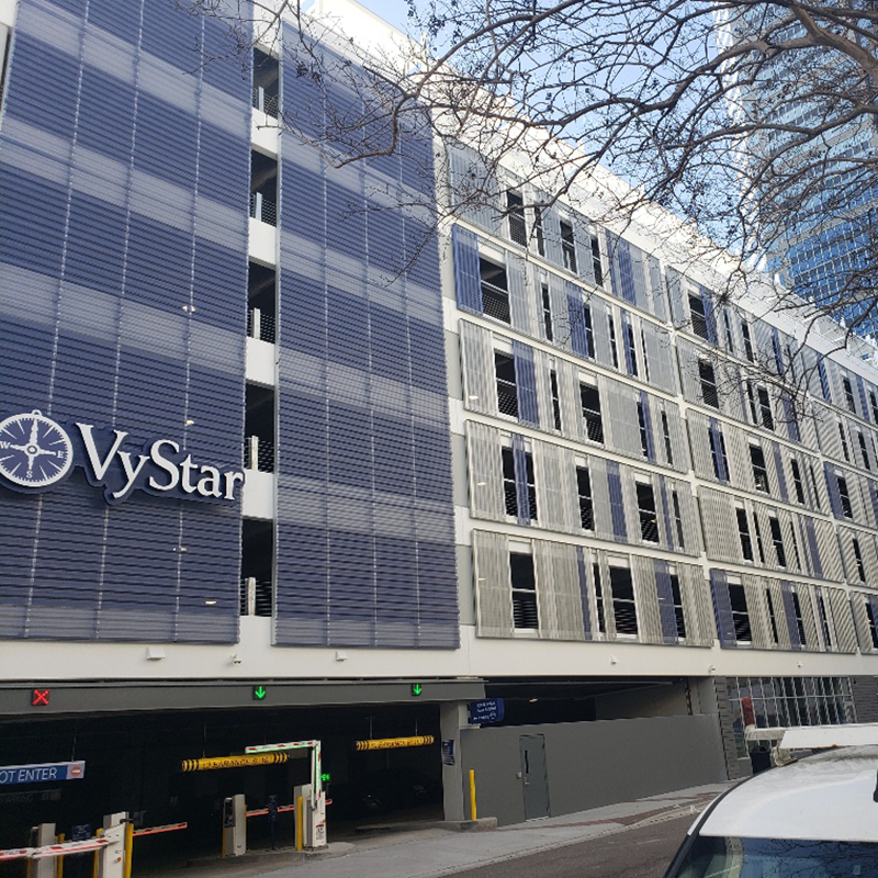 Commercial Electricians Project VyStar Parking Garage